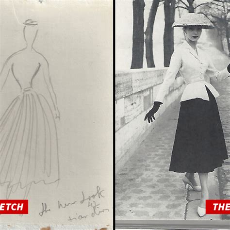 archive dior|christian dior sketches.